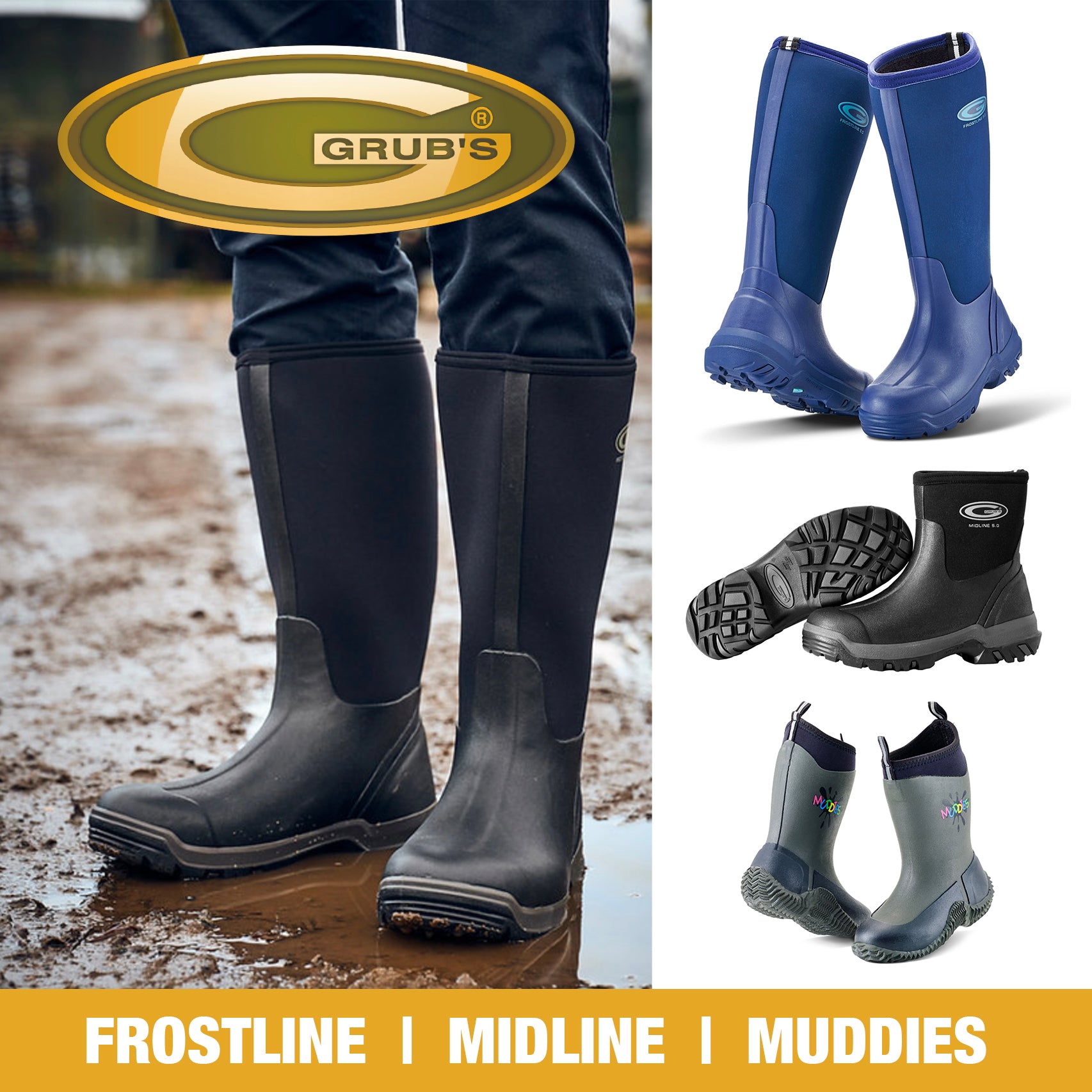 Grubs Gumboots – DAVIESWAY ONLINE